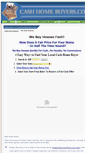 Mobile Screenshot of cashhomebuyers.com